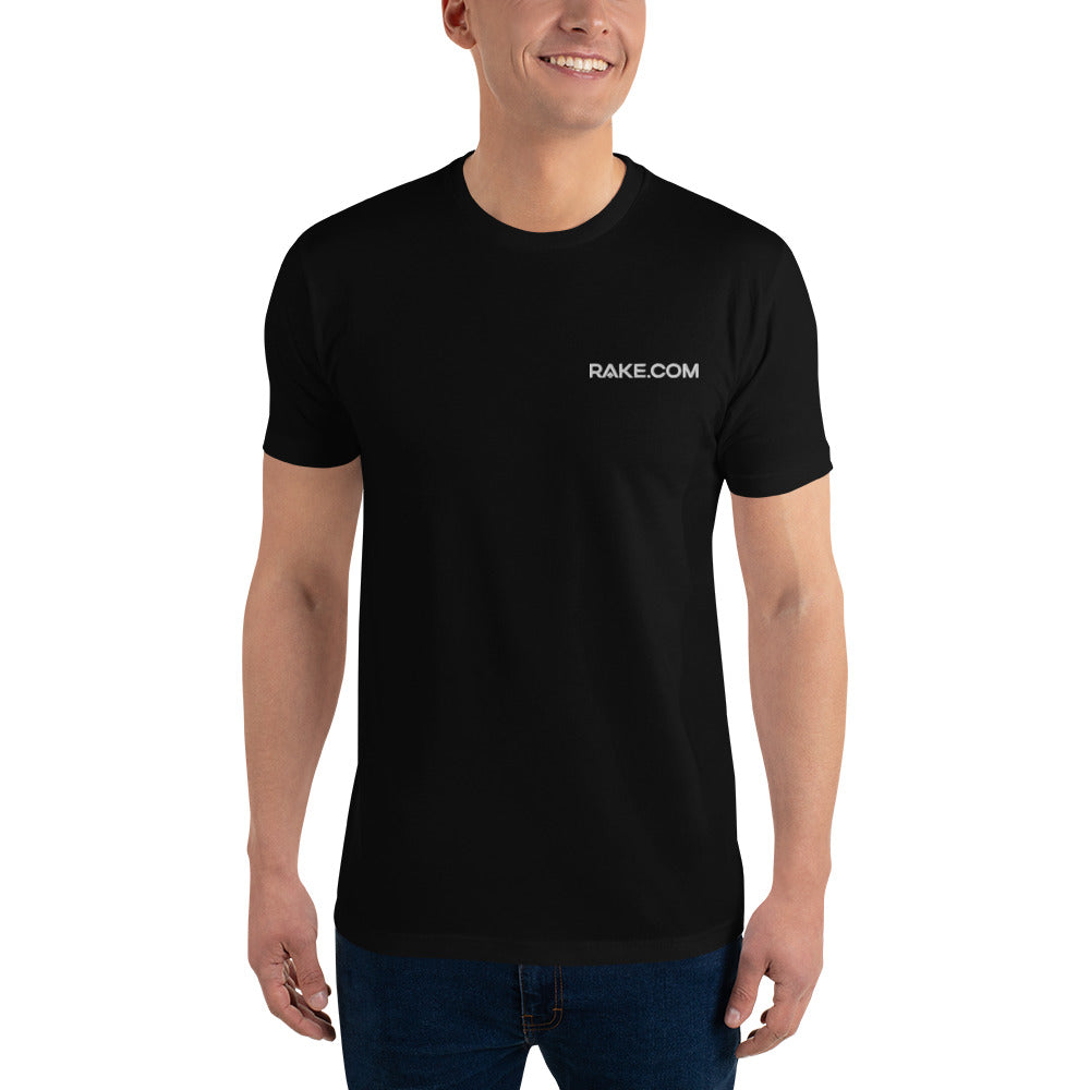THE BASIC RAKE T-SHIRT - BLACK