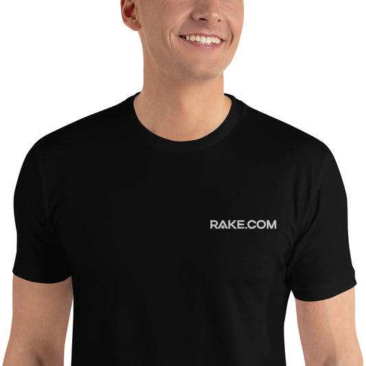 THE BASIC RAKE T-SHIRT - BLACK